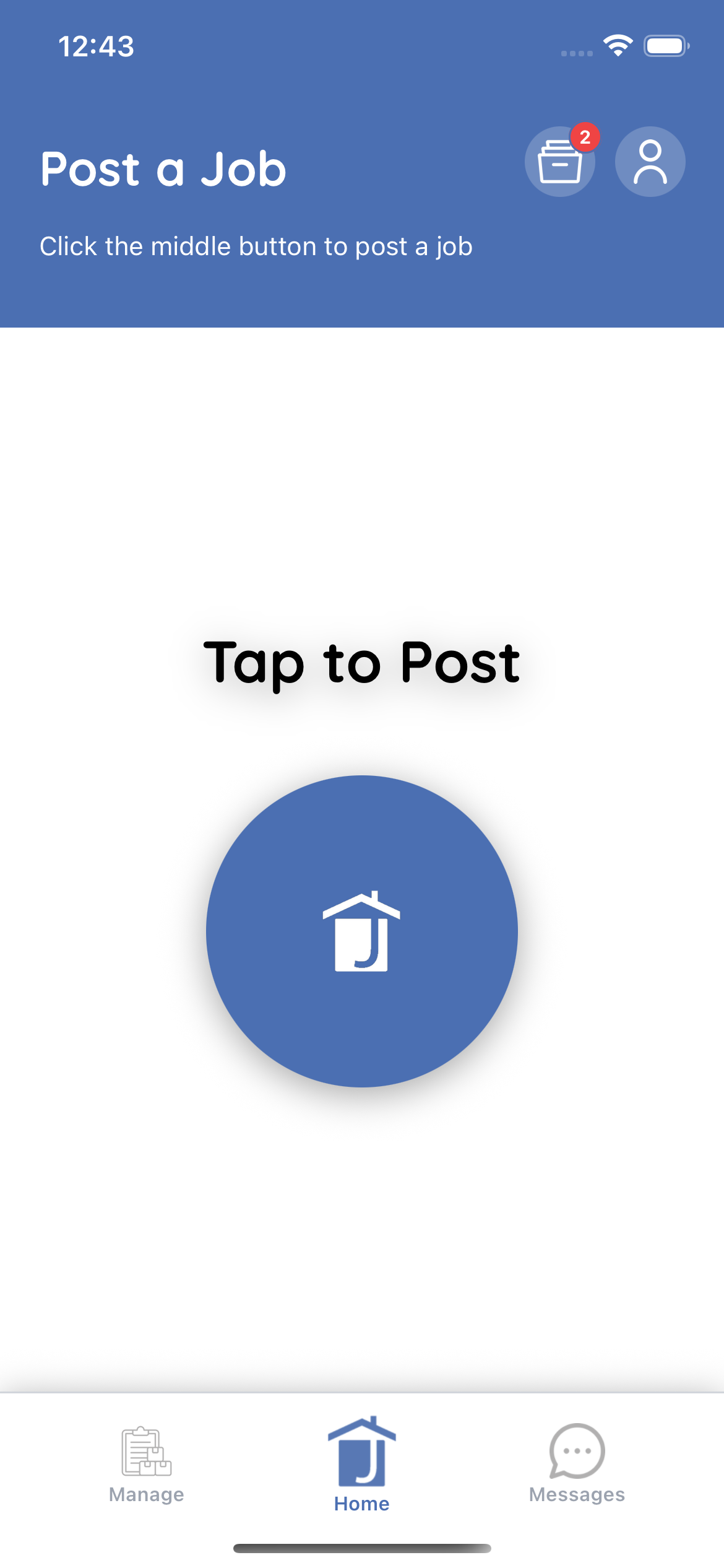 Joe's Odd Jobs app screen preview