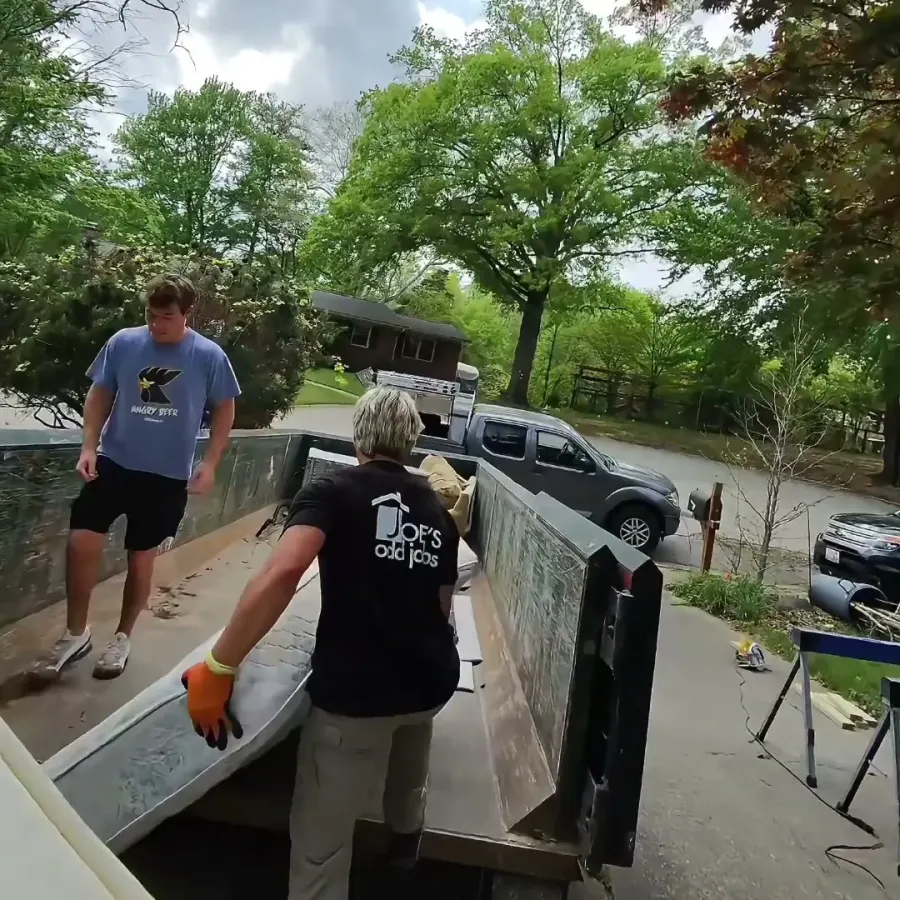Joe's Odd Jobs crew helping with a moving job